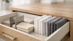 The bookend hack that stops towel avalanches in your linen closet