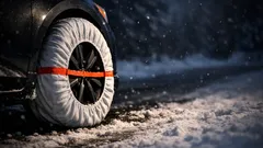 Do snow socks work? What fabric tire chains really do on snow and ice