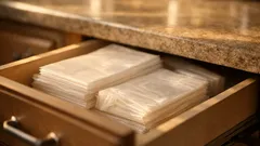 The square fold trick that keeps plastic grocery bags from exploding in your drawer