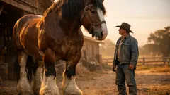 The biggest draft horse breeds ranked by height and weight