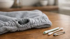 How to rethread a hoodie drawstring fast using a drinking straw
