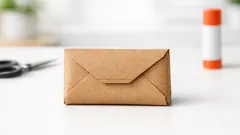 Turn a brown envelope into a gift bag in under 10 minutes