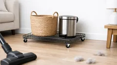 The $2 Daiso rolling plant stand that makes cleaning and organizing so much easier