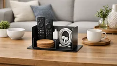 The 2-bookend magnetic shelf hack that instantly declutters your coffee table