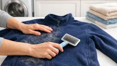 Make your old fleece soft again with a $5 dog brush trick