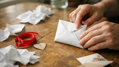 How to fold a cute gift box from one sheet of A4 paper in 2 minutes