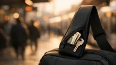This hidden-pocket shoulder strap is the low-key travel security upgrade you’ll actually use